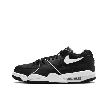 Nike Air Flight 89 Anti Slip Wear Resistant Low Top Vintage Basketball Shoes Unisex Black