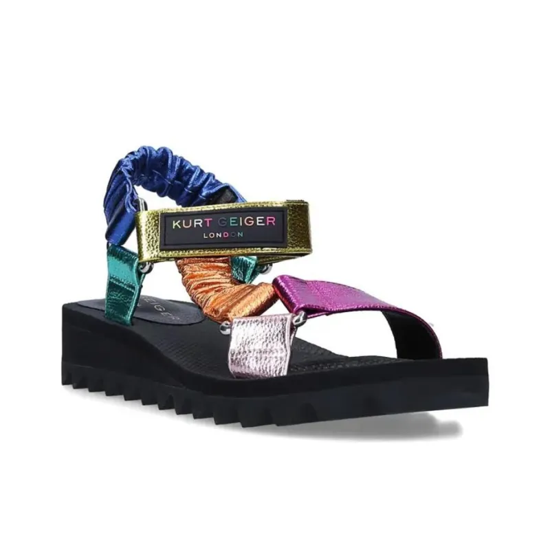 Kurt Geiger London Orion Beach Sandals Women's Black-2