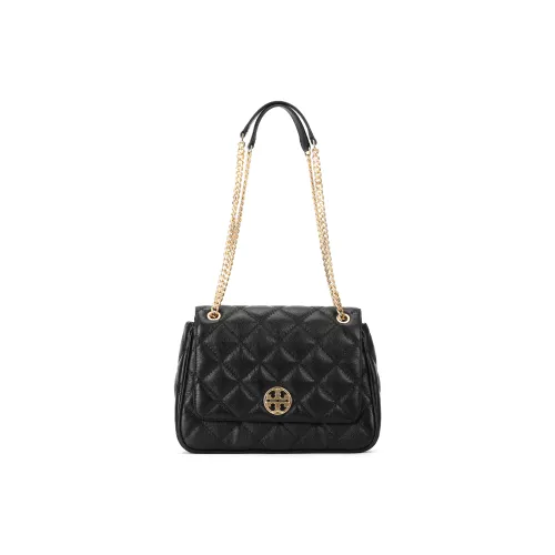 TORY BURCH Cow Leather Shoulder Bag Women's Black