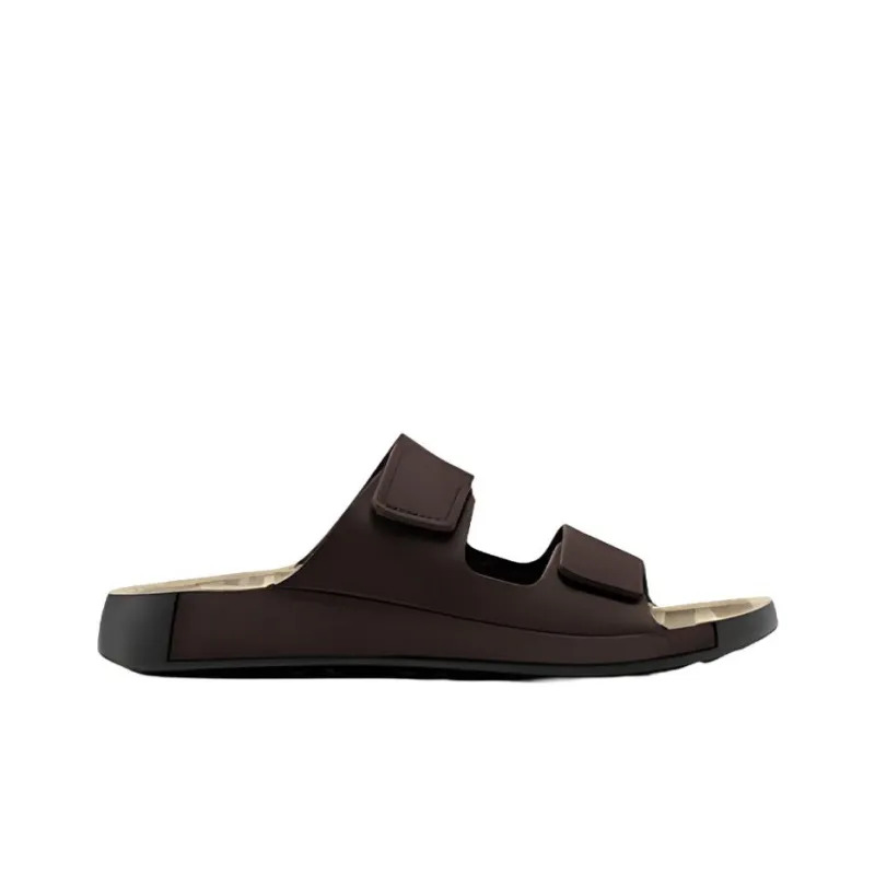 Ecco Massage Antibacterial Quick Dry Slide Slippers Men's Mocha-1