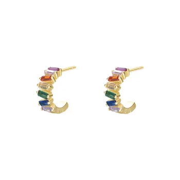MONI JEWELLERY S925 Silver Zircon Earrings Women's