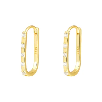 MONI JEWELLERY S925 Sterling Silver Zircon Earrings Women's