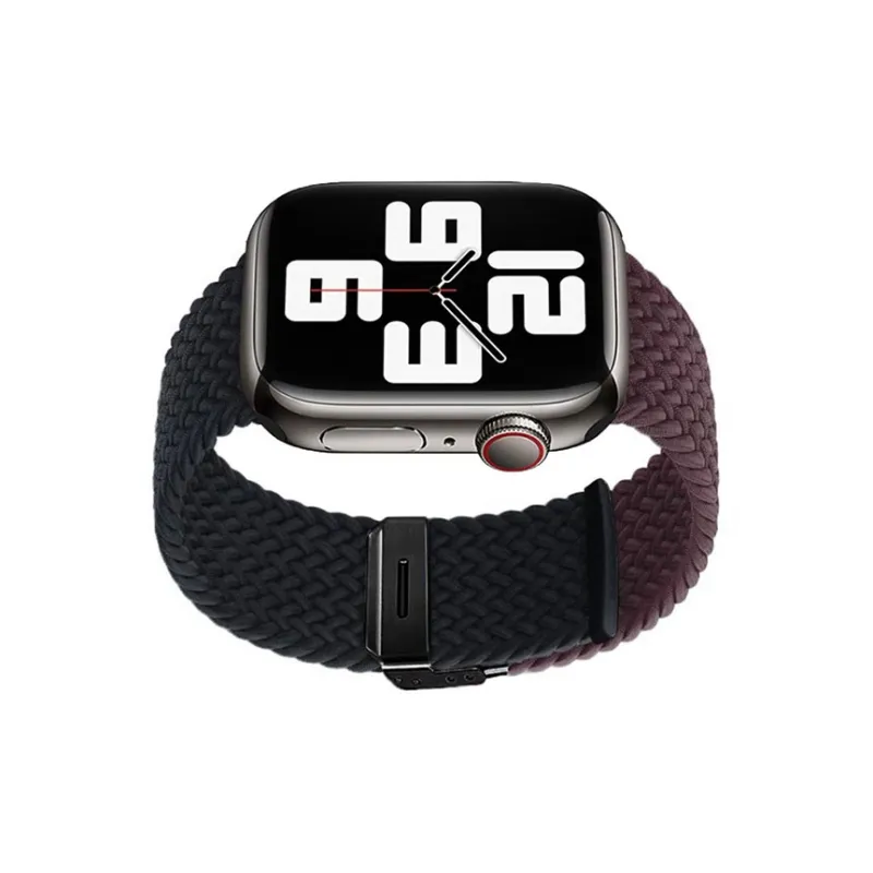 ZHENGGUANG Watch Band Apple Compatibility Woven Material-19