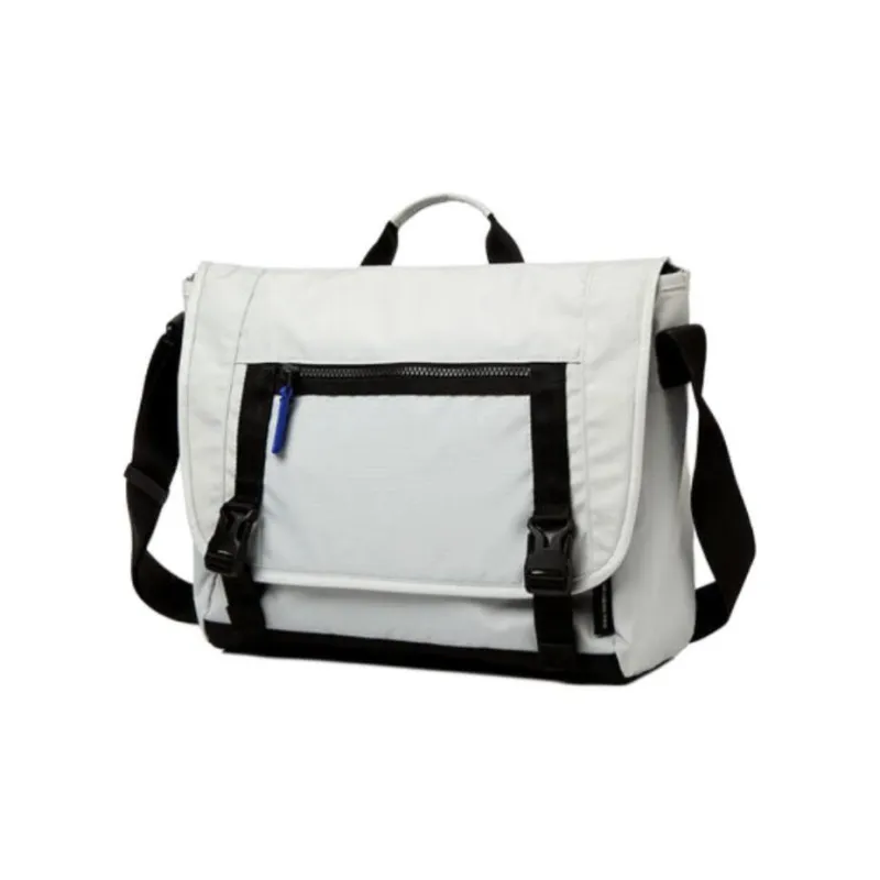 SAMSONITE Nylon Messenger Bag, Shoulder Bag, Crossbody Bag, Handbag Unisex Silver-1