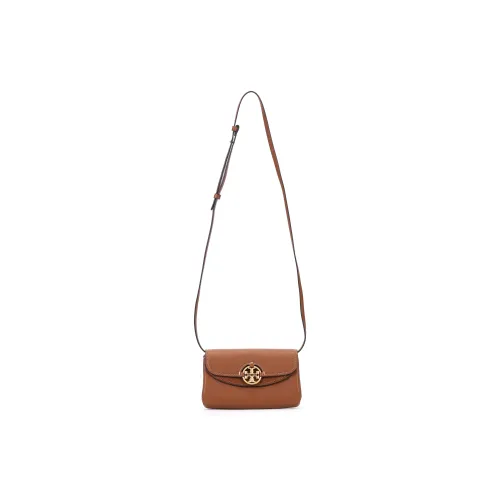 TORY BURCH Miller Cow Leather Shoulder Bag Crossbody Bag Women's Camel