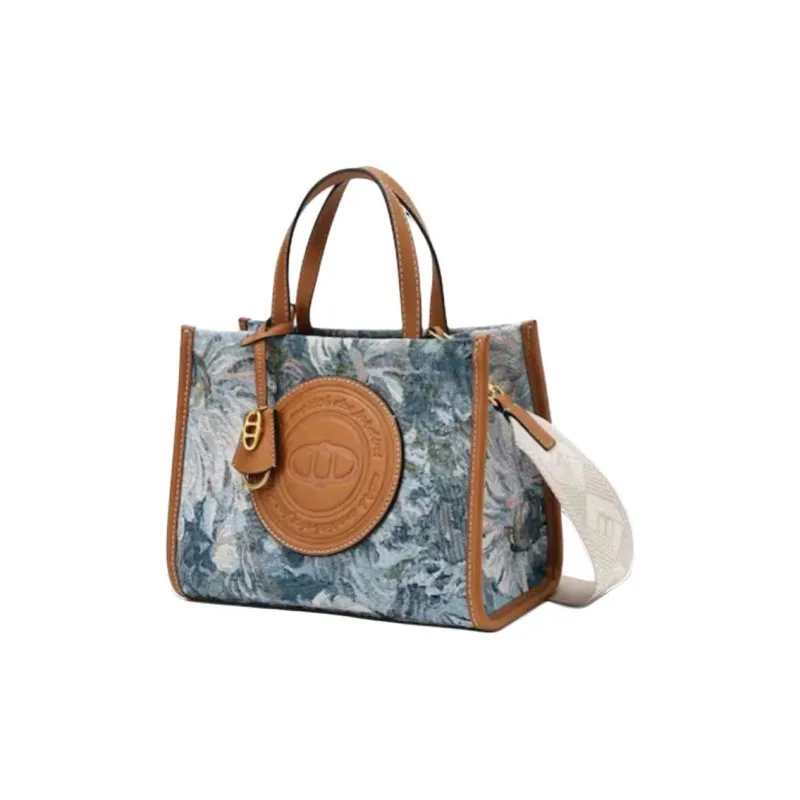 ATHE VANESSABRUNO Polyester One Shoulder Handbags Medium Size Women's Blue-1