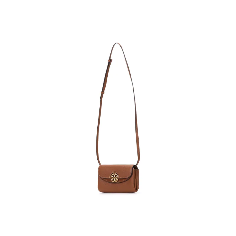 TORY BURCH Miller Cow Leather Shoulder Bag Crossbody Bag Women's Camel-1