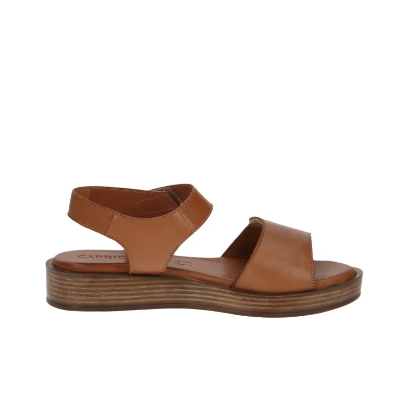 CAPRICE Valentina Strap Sandals 3.5cm Women's Brown-1