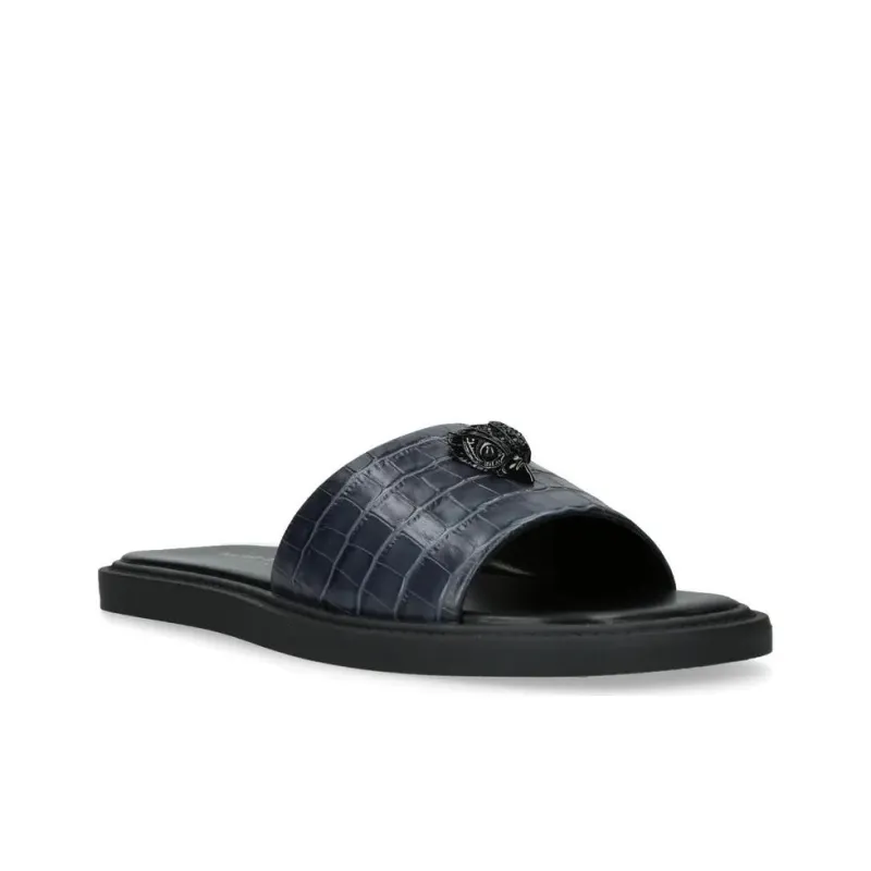 Kurt Geiger London Abrasion-Resistant Slide Slippers Men's Marine Blue-2