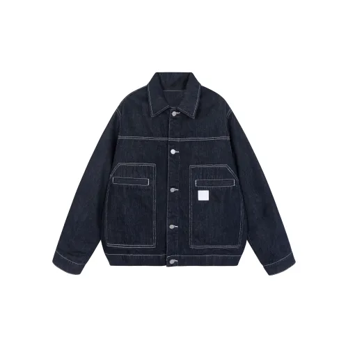 SFNT Denim Jacket Unisex Dark Blue