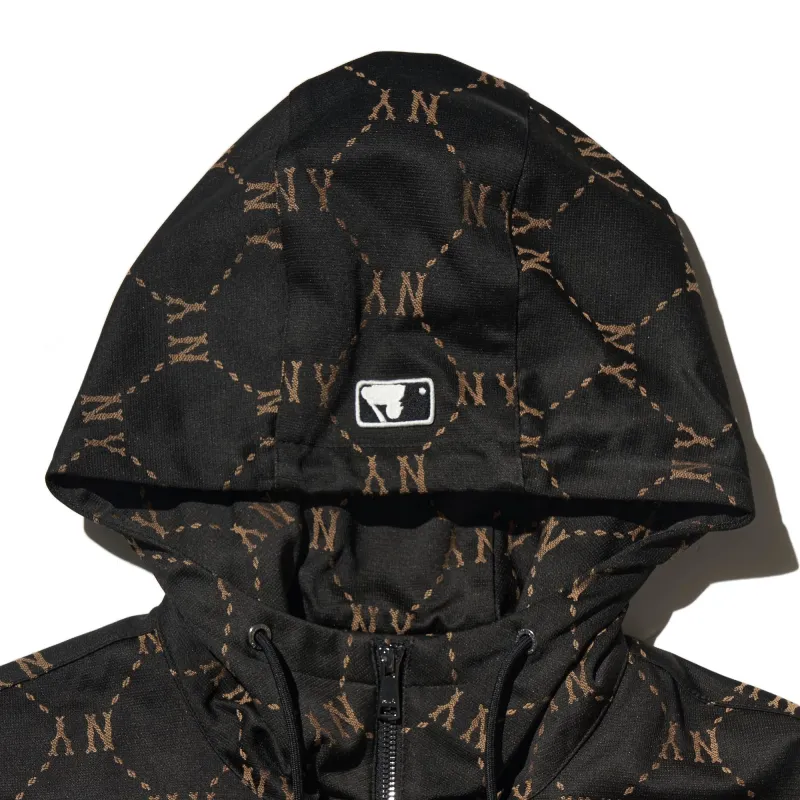 MLB Dia Monogram JQD Trench Coat Unisex Black-2