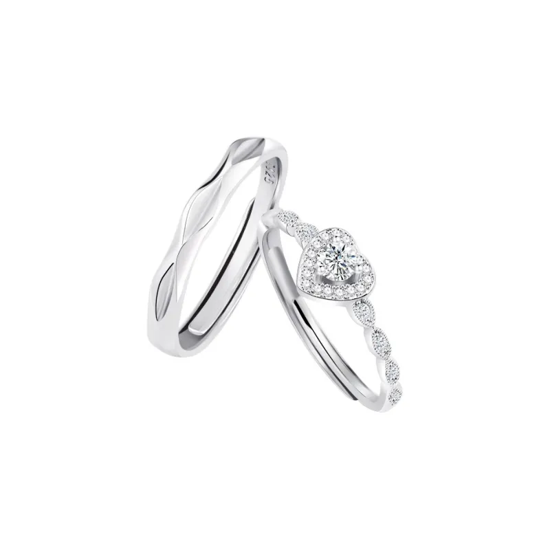 YUJIANDOUDOU S925 Silver Rings Unisex-0