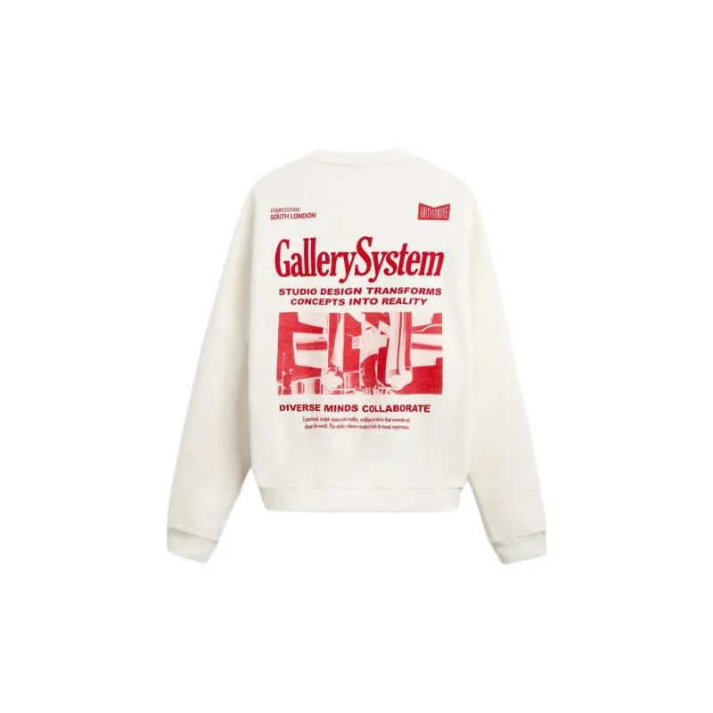 ZARA Sweatshirt Men's Frosted White-1