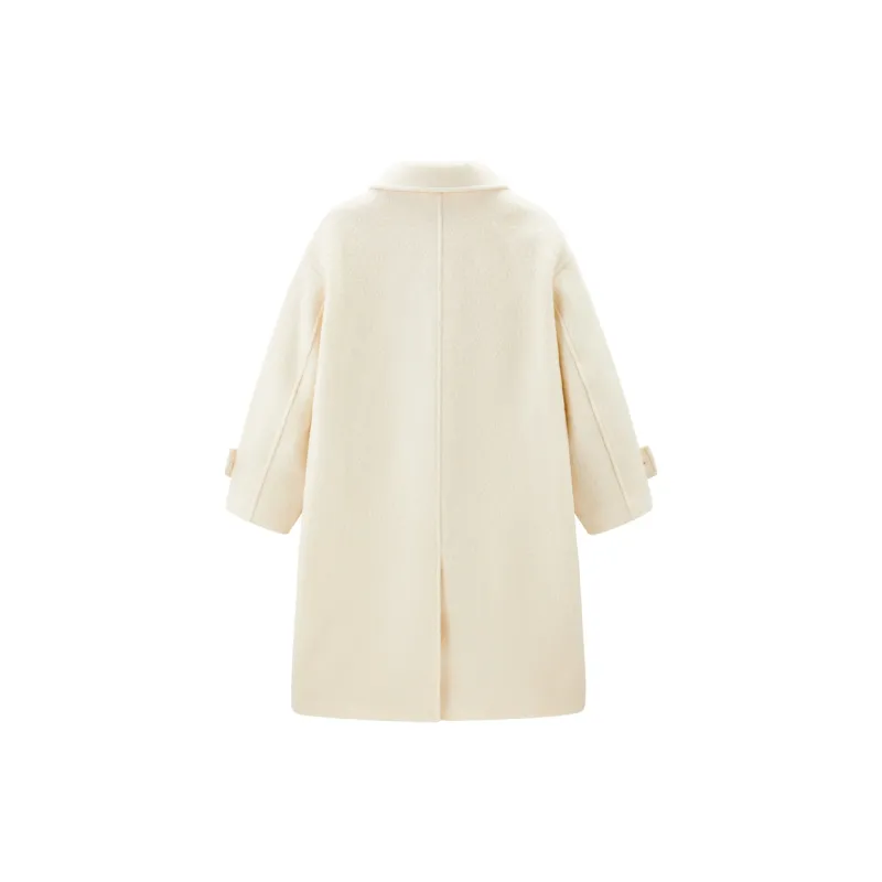 LEDIN Coat Women's Coconut Milk White-1