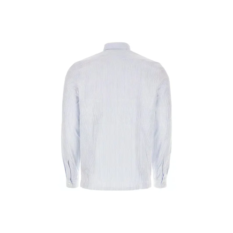 PRADA Pinstripe Button Up Shirt-1