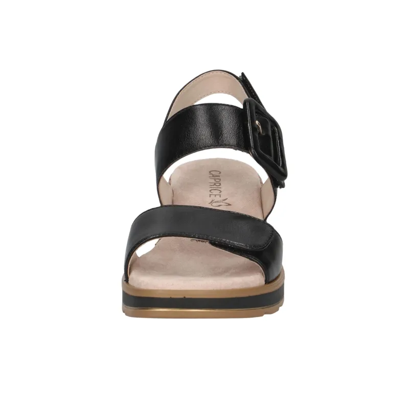 CAPRICE Bernadette Strap Sandals Women's Black-3