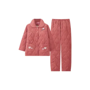 MADALLO Pajama Set Women's Brick Red