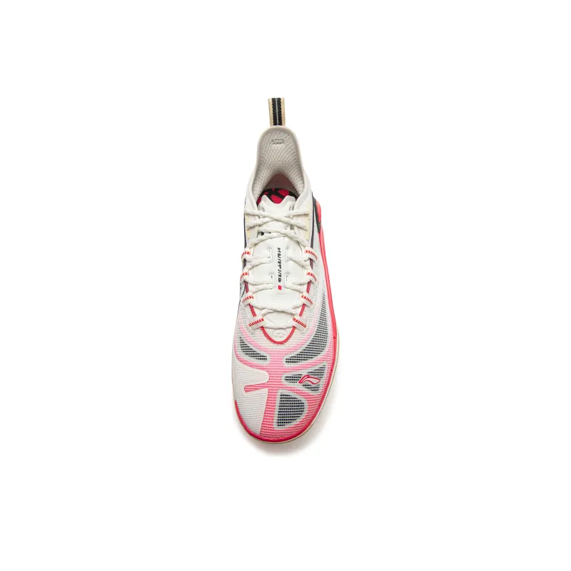 LiNing BadFive Hunter 1 Super Supportive And Elastic Low Top Outdoor Performance Basketball Shoes Men's Champagne White-6