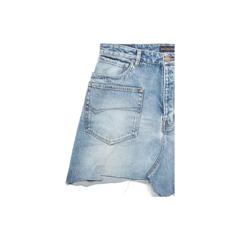 Balenciaga Cut Up Mini Skirt-5