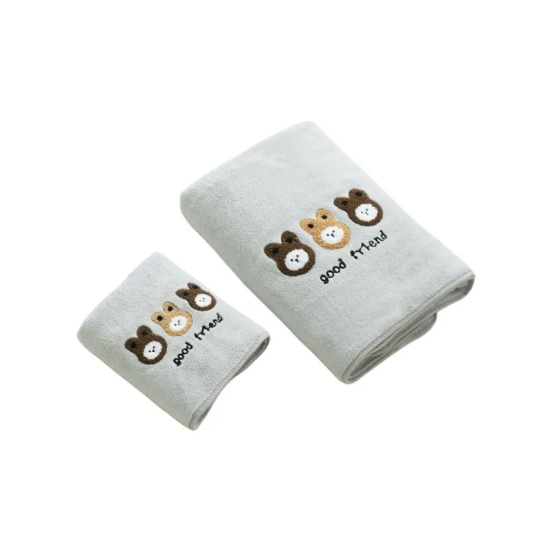 Fantti Quick Dry Non Shedding Face Towels For Men And Women's Summer Home Use Bathing Towels-17