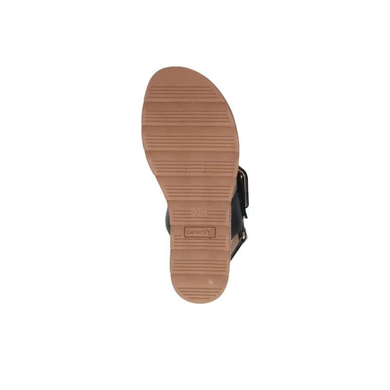 CAPRICE Bernadette Strap Sandals Women's Black-5