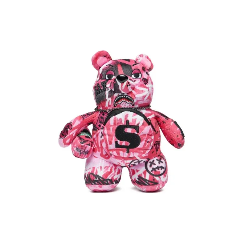 SPRAYGROUND Velour Backpack Mini Women's Pink-1