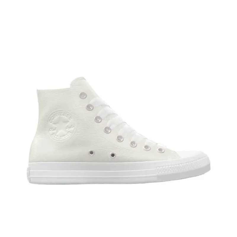 Converse All Star Anti Slip Wear Resistant High Top Skateboard Shoes Unisex Beige-1