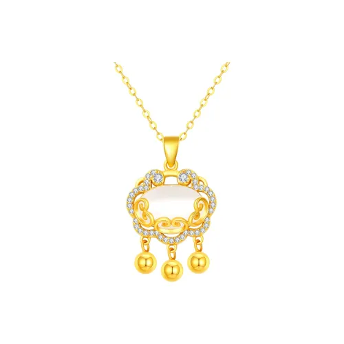 CHINA GOLD Chalcedony Necklaces Women's