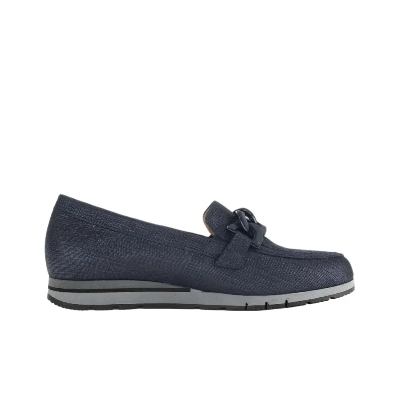 Gabor Comfort Loafers 3cm Women's Blue-2