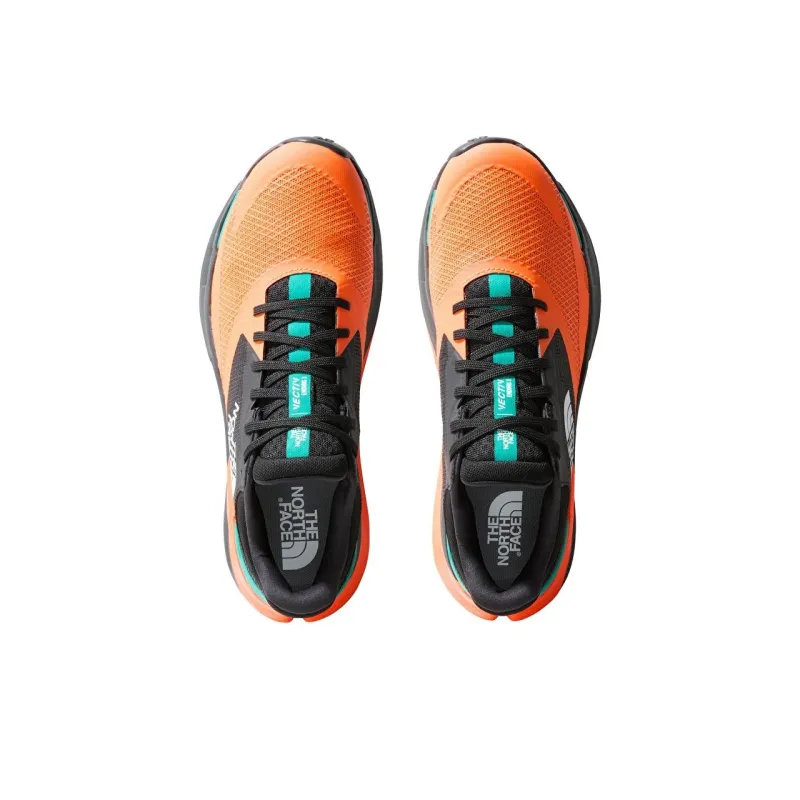 THE NORTH FACE Vectiv Enduris 3 Anti Slip Wear Resistant Low Top Running Shoes Men's Black Orange-3