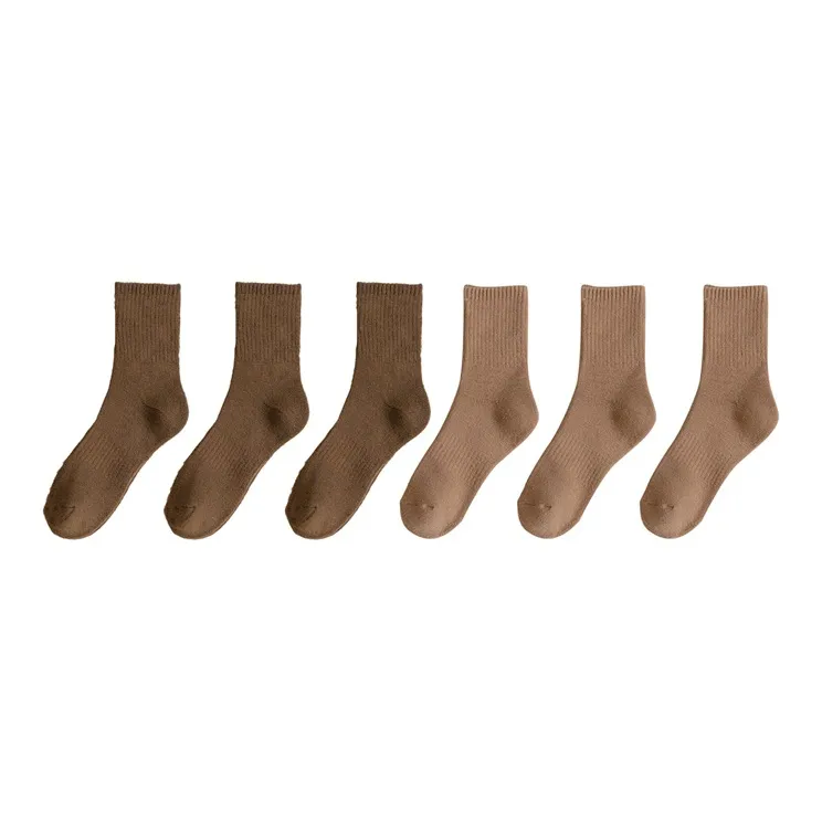 Cotton Gene Mid Calf Socks Unisex Combo Set-35