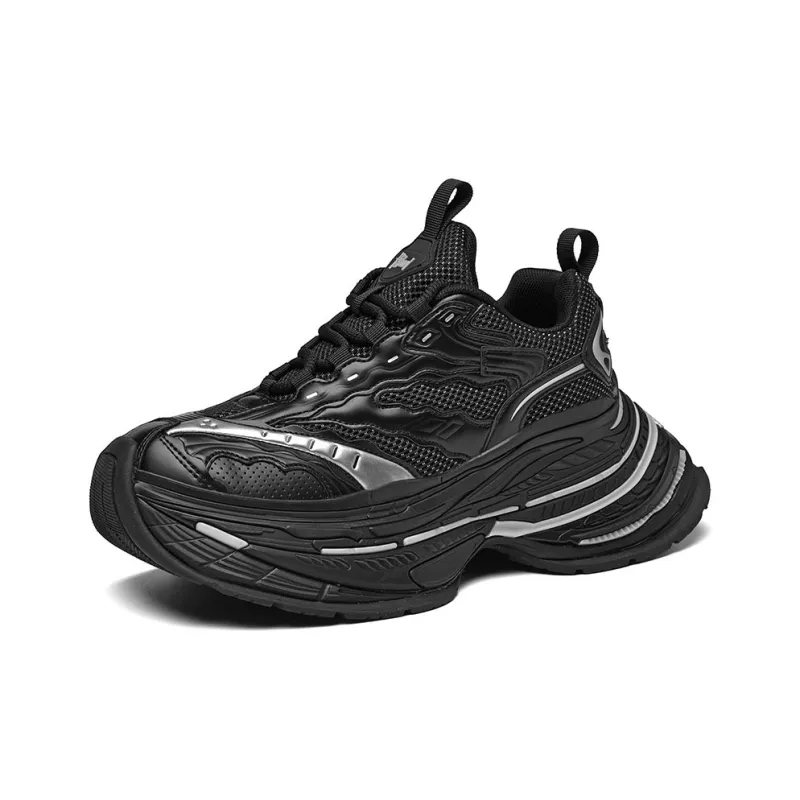 Grumpy Ram Slip Resistant Breathable Height Increasing Low Top Chunky Sneakers Unisex-13