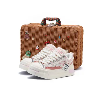 Star By Wishes Skateboard Shoes Women's Low Top Dreamy Pink