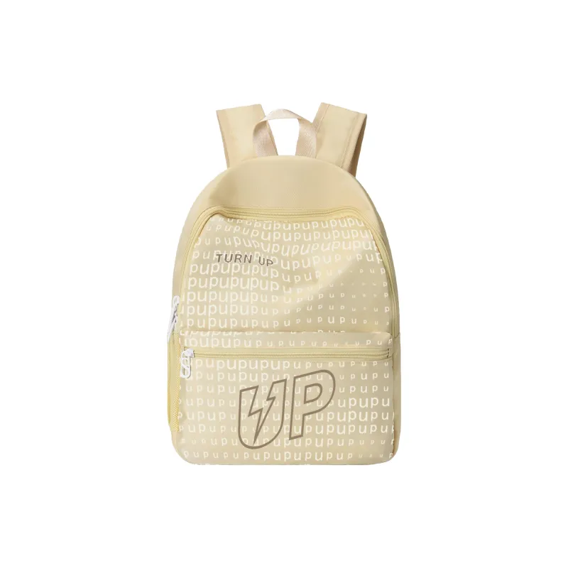 TURN UP Polyester Backpack Small Size Unisex Green-10