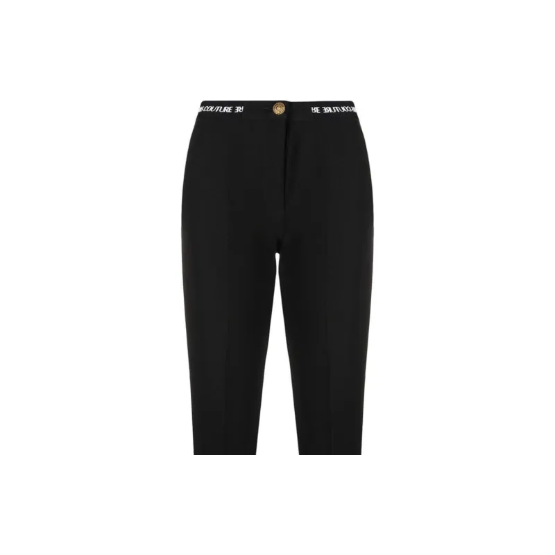 VERSACE Jeans Couture Logo waist Tailored Trousers-4