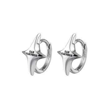 ERROR S925 Silver Earrings Unisex