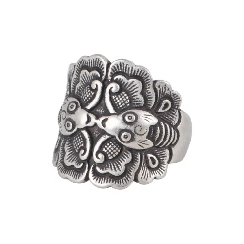 JINLUWANG Sterling Silver 990 Rings Women's