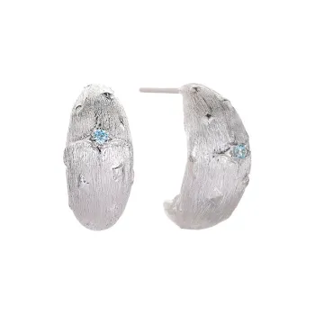 GITHA 925 Silver Needles Earrings Women's