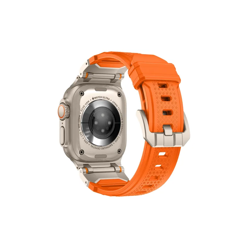 Vobafe Watch Band Apple Compatibility Silicone Material-3