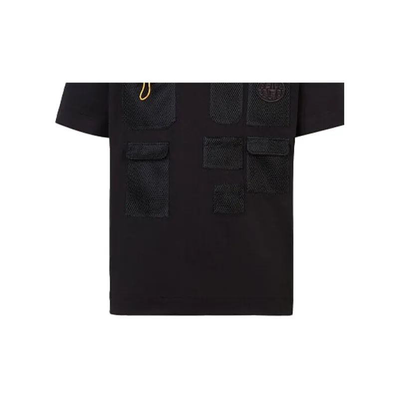 FENDI Commercial Over T Shirt With Mesh Pockets-3
