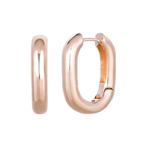 JUDY AND PAUL Real Pearl 925 Sterling Silver Platinum Earrings Women's Rose Gold