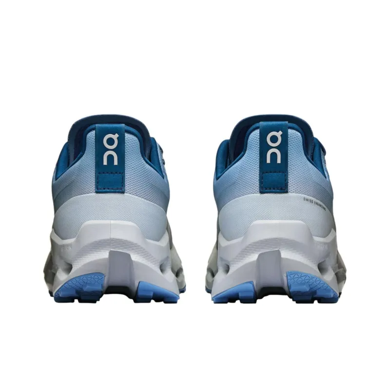 On Running Cloudsurfer Trail Waterproof Chambray Glacier-4