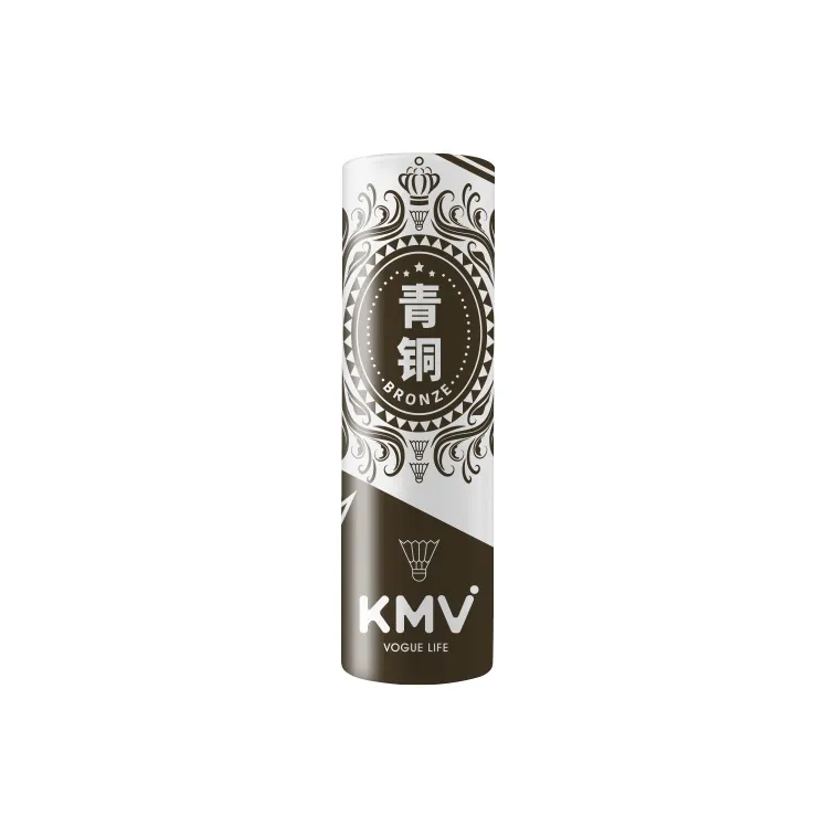 KMV Duck Feather Shuttlecock 6 Pack Duck Feather Outdoor Shuttlecocks-0
