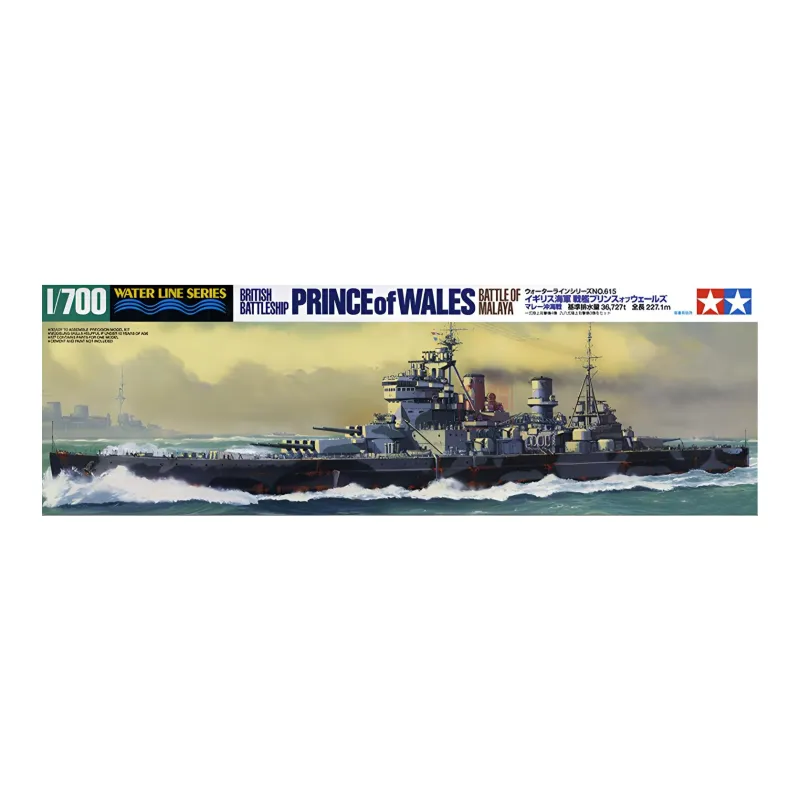 Tamiya 1 700 Waterline Collection, HMS King George V Battleship Model Kits-1