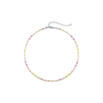 Social Talent Artistic Highlighter Enamel Necklaces Women's