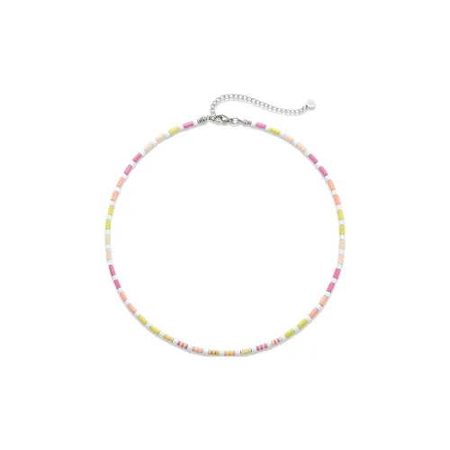 Social Talent Artistic Highlighter Enamel Necklaces Women's