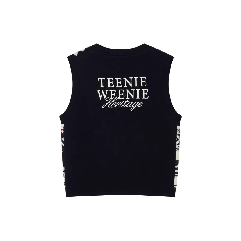 Teenie Weenie Tank Top Women's Navy Blue-1