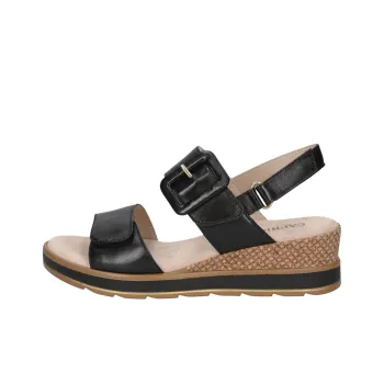 CAPRICE Bernadette Strap Sandals Women's Black
