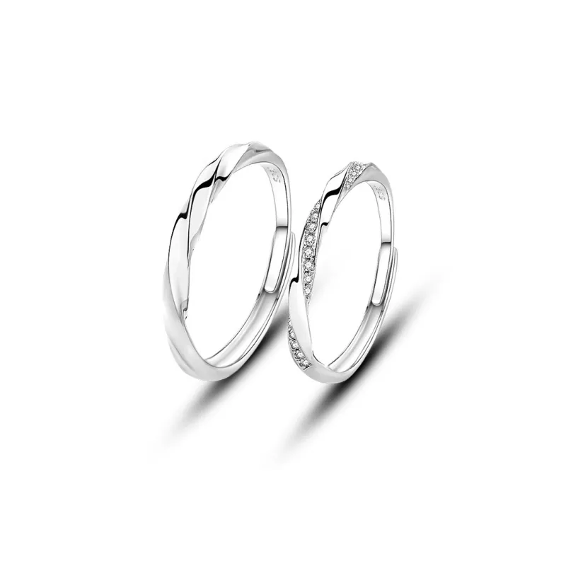 KINGFOCUS S925 Silver Rings Unisex-1