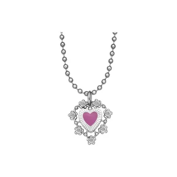 AHLOOPS 18K Gold Plated Copper Necklaces Unisex Gold Silver